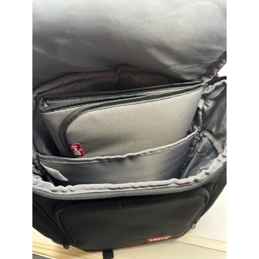 NEW! Authentic Levi's Large Black Backpack X9